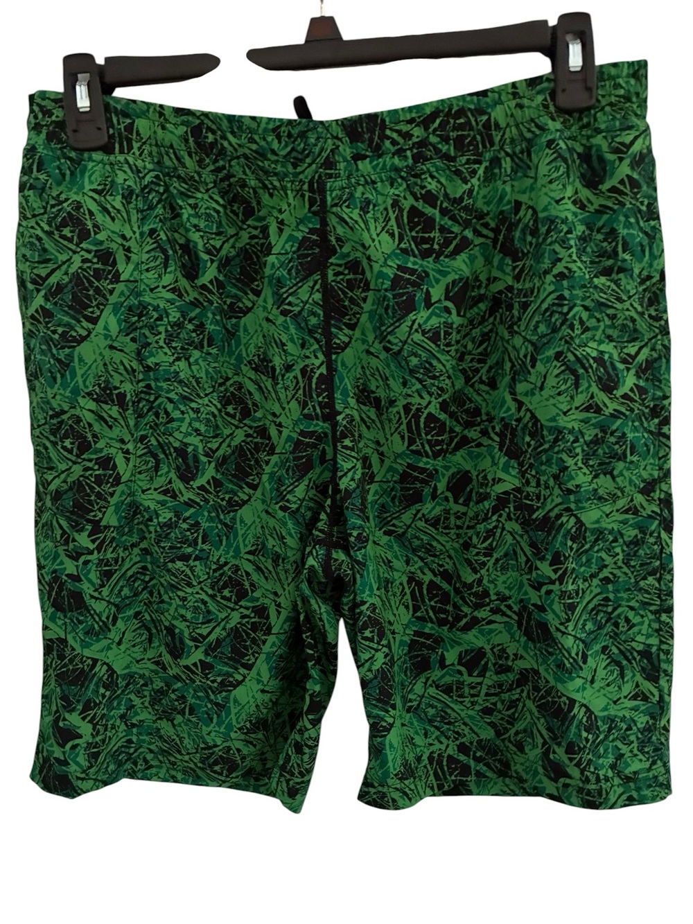 FL2 Green Patterned Swim Shorts Mens Size L